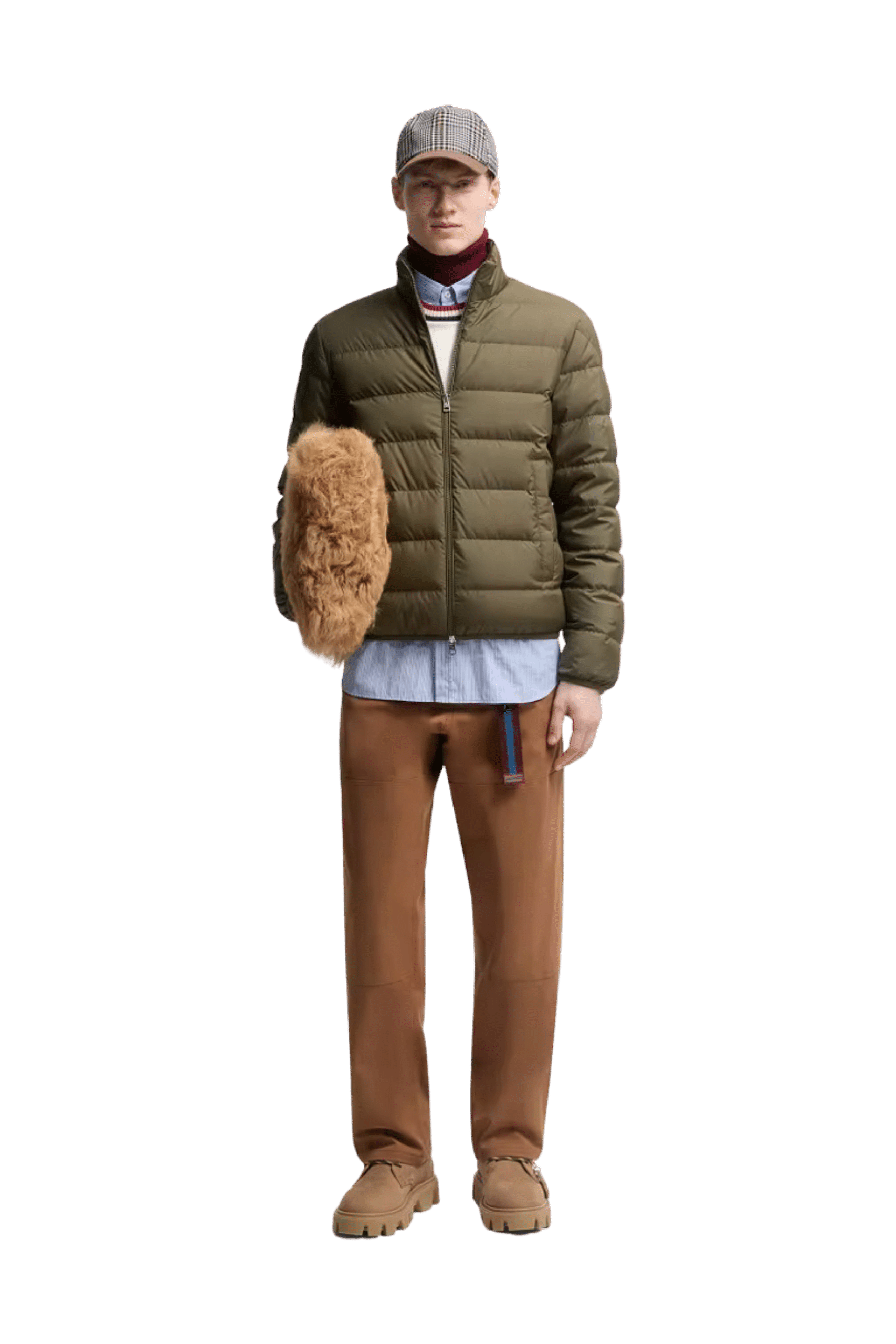 Doudoune Courte Baudinet Vert Olive