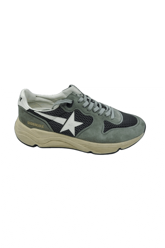 Sneakers Running Sole Vert Gris Blanc
