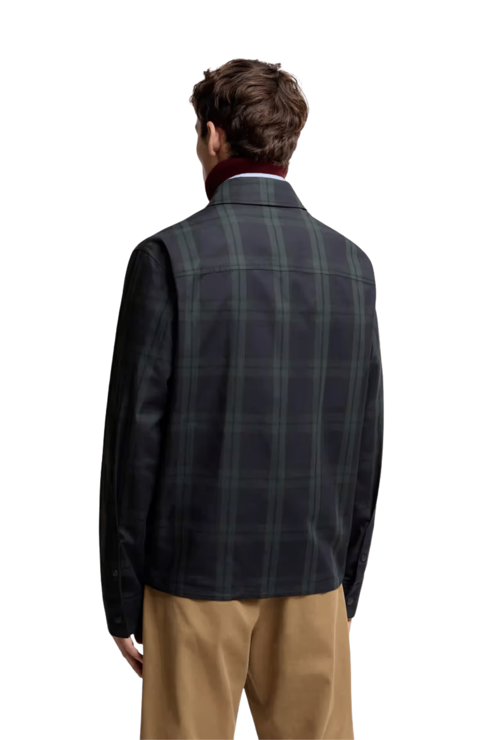 Chemise Gabardine Coton Carreaux