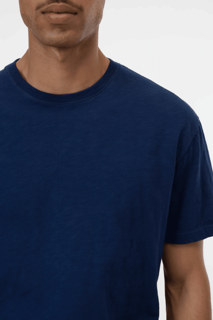 Tee-Shirt Coton Biologique Bleu Encre