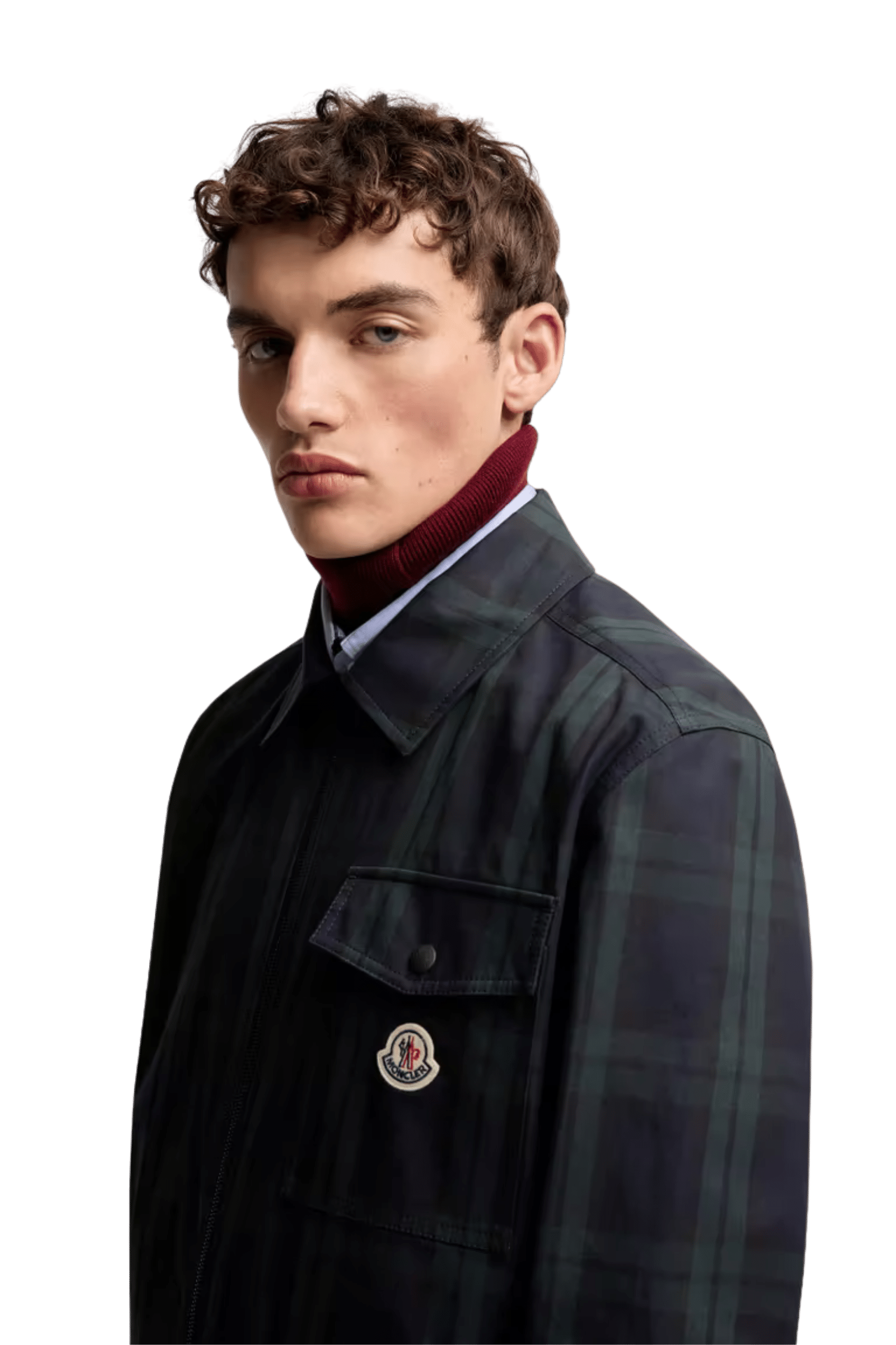 Chemise Gabardine Coton Carreaux