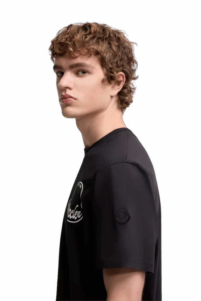 Tee-Shirt Noir Logo Blanc
