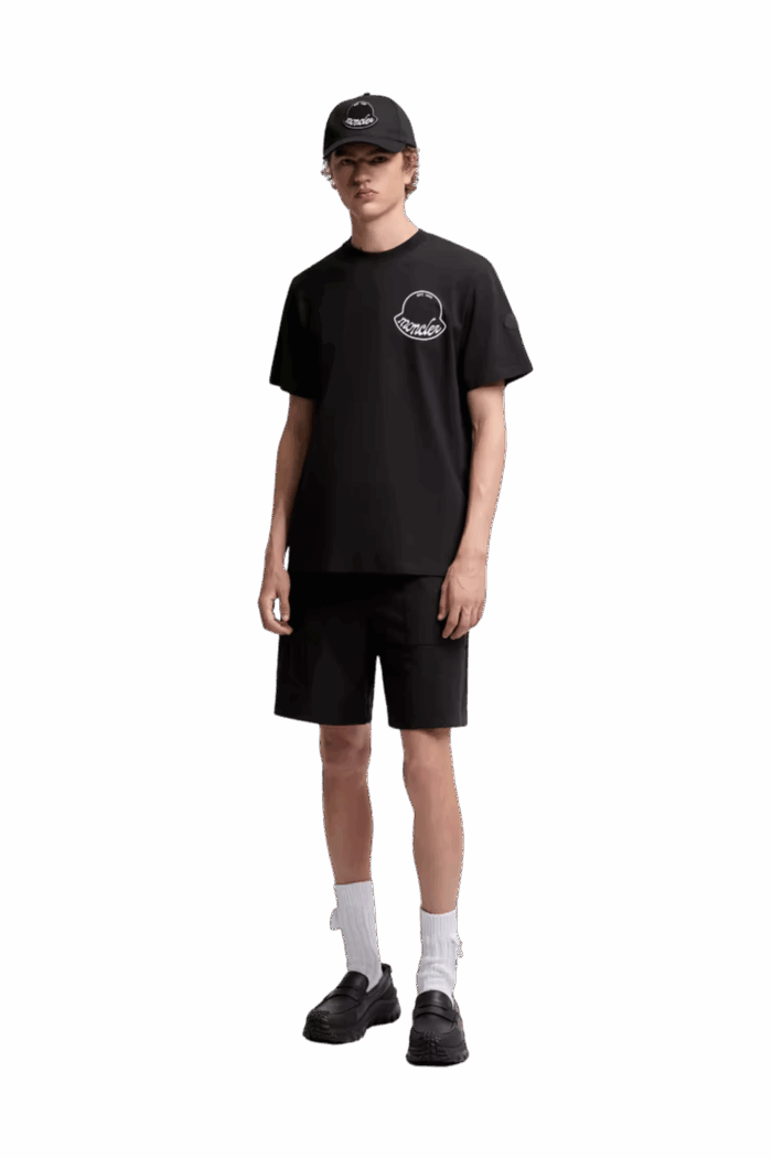 Tee-Shirt Noir Logo Blanc