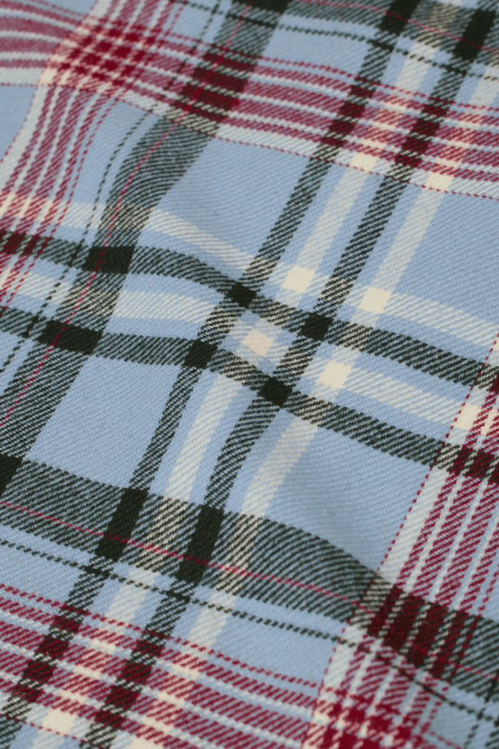 Chemise Zippée Laine Motif Tartan