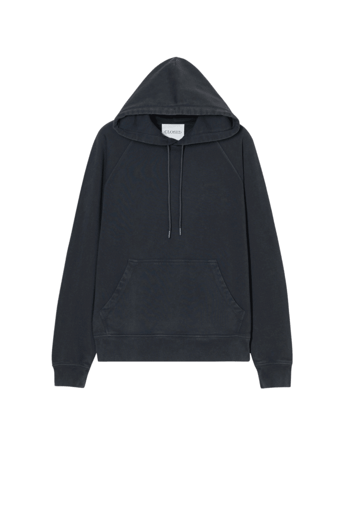 Sweat Capuche Coton Noir