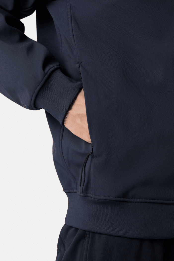 Blouson Léger Capuche Bleu Marine