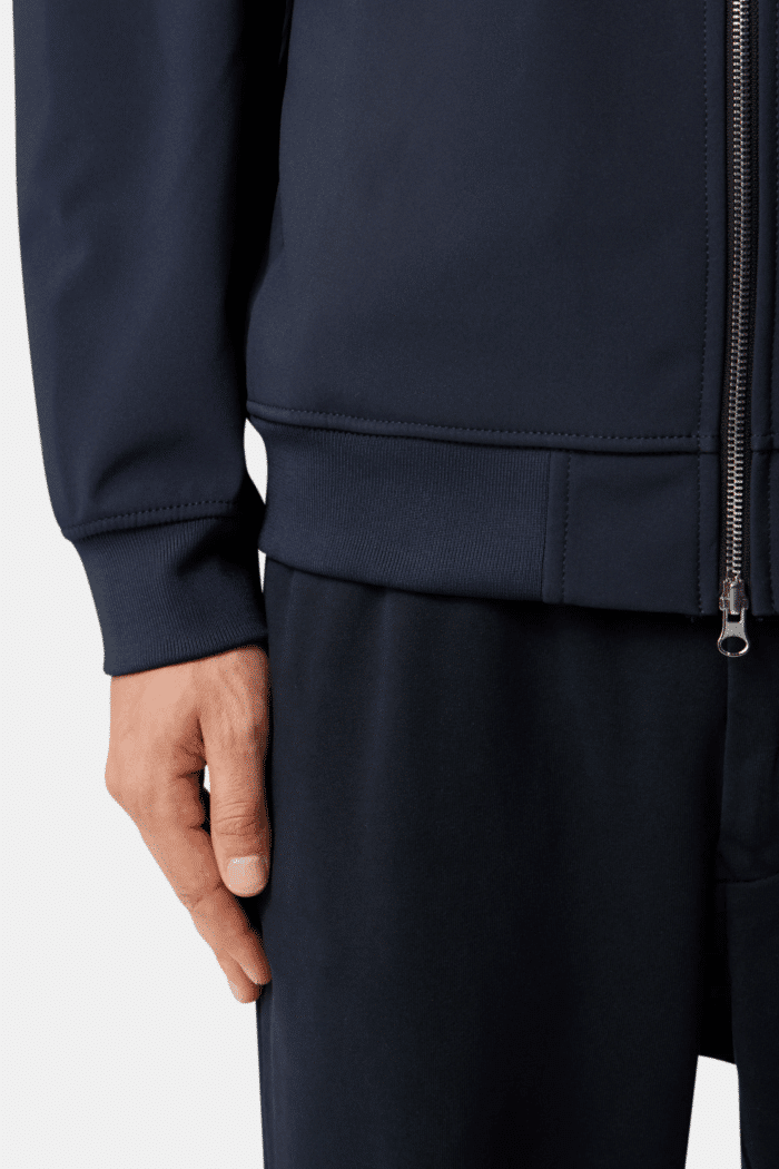 Blouson Léger Capuche Bleu Marine
