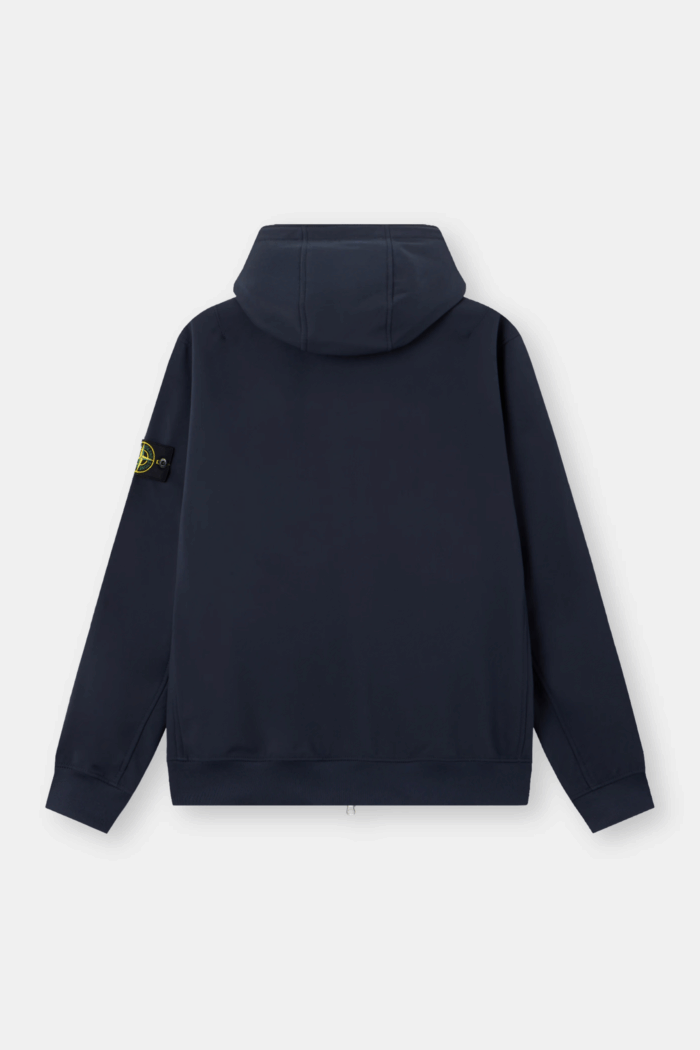Blouson Léger Capuche Bleu Marine