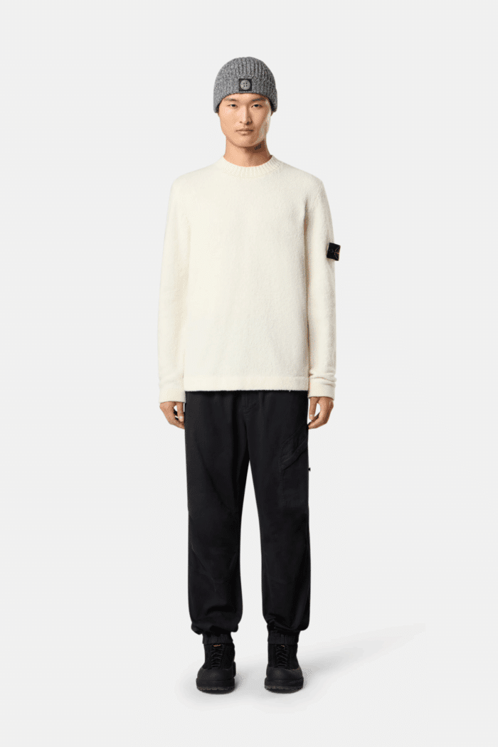 Pull Laine Nylon Ivoire