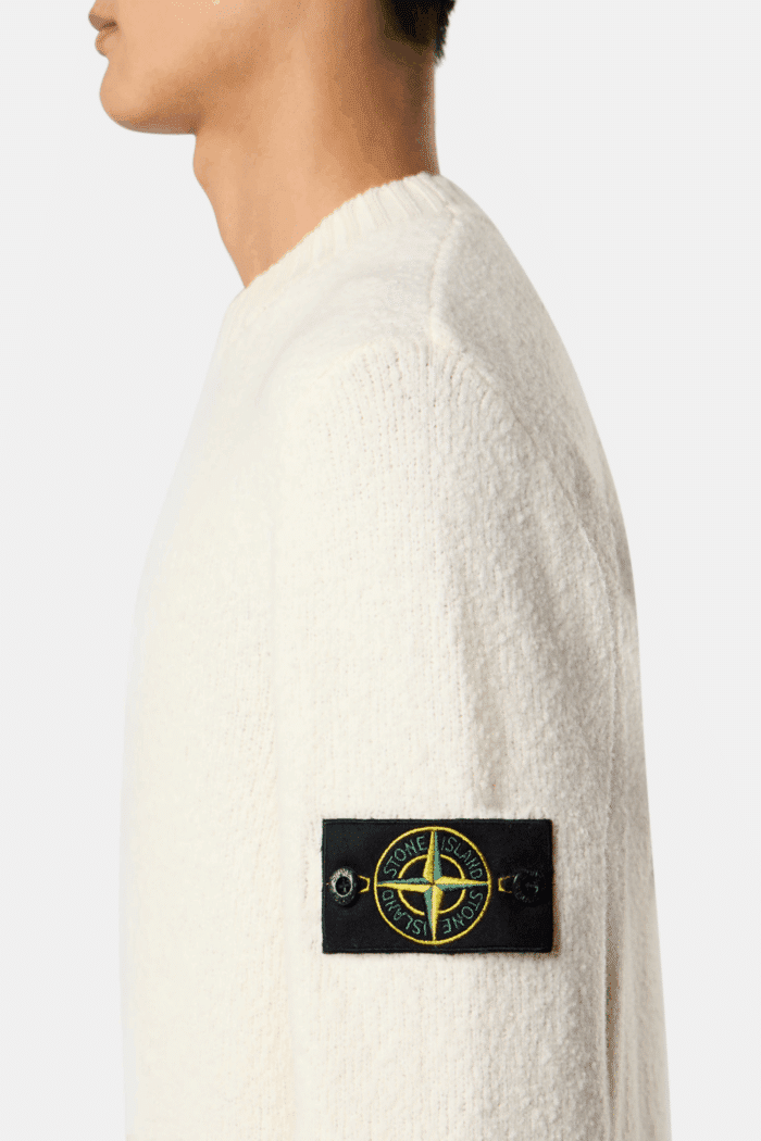 Pull Laine Nylon Ivoire