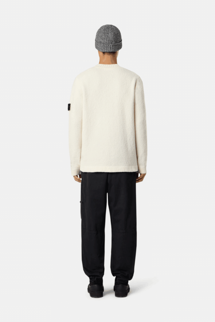 Pull Laine Nylon Ivoire