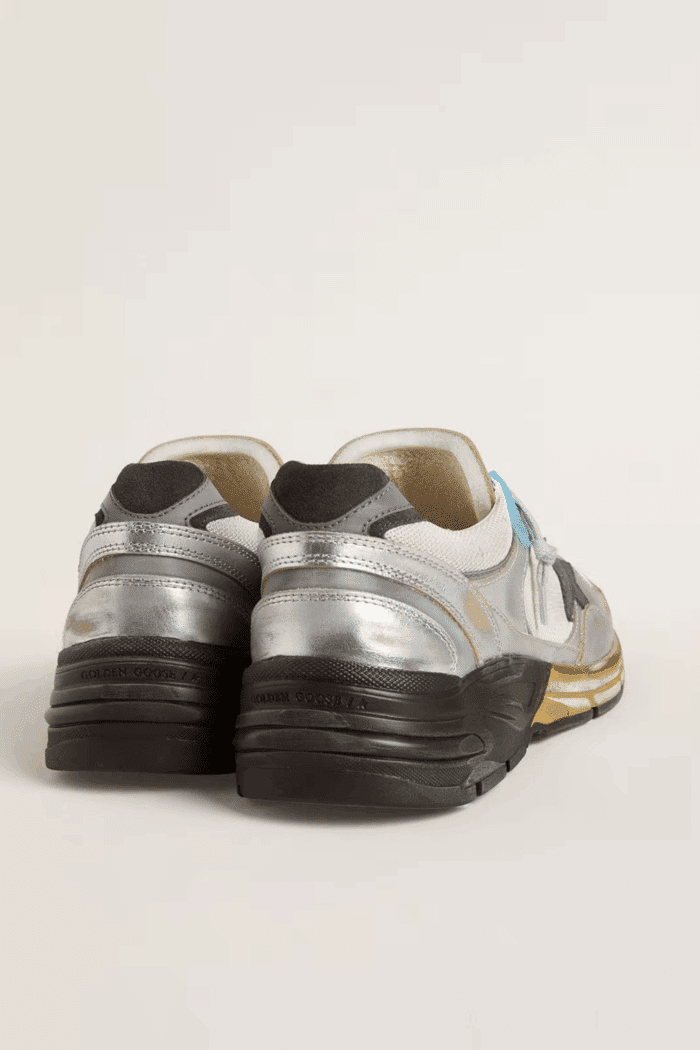 Sneakers Running Dad Argent Gris