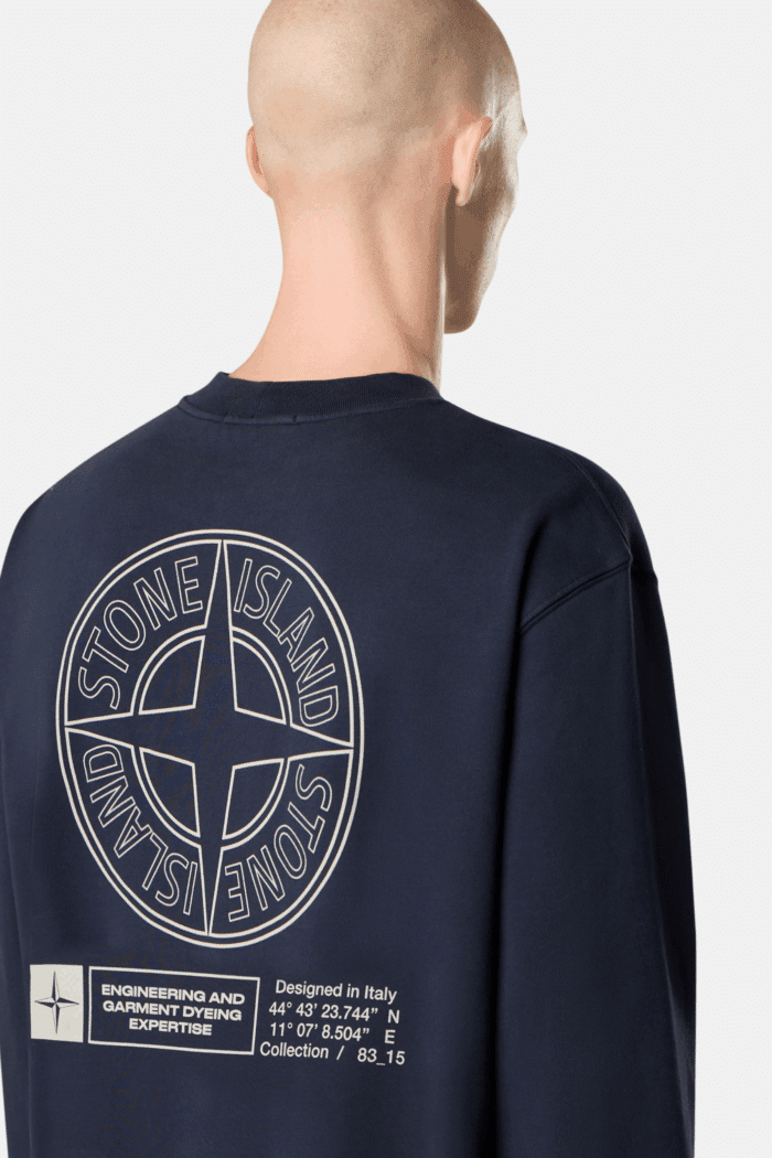 Sweat Oversize Coton Marine