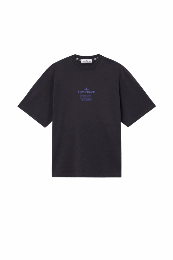 Tee-Shirt Logo Coton Marine