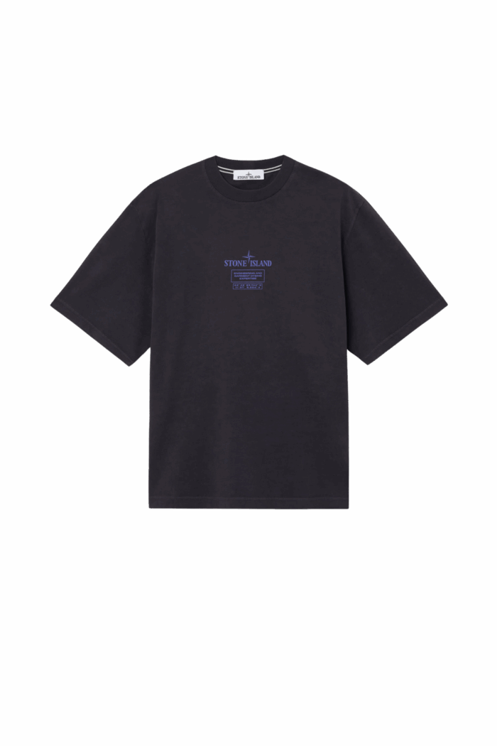 Tee-Shirt Logo Coton Marine