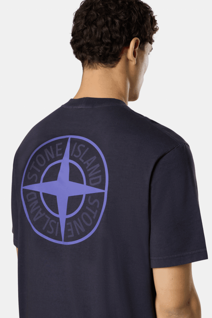 Tee-Shirt Logo Coton Marine