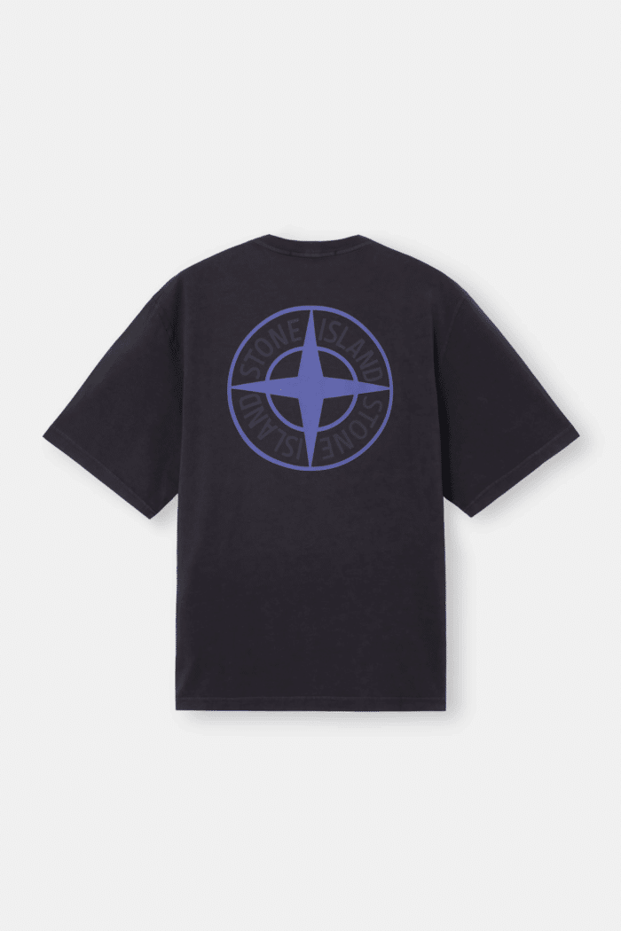 Tee-Shirt Logo Coton Marine