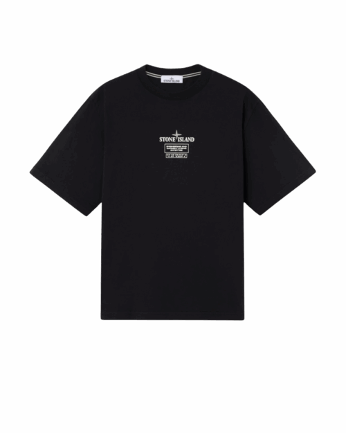 Tee-Shirt Logo Coton Noir