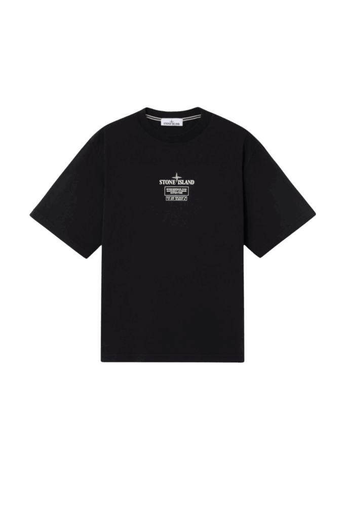 Tee-Shirt Logo Coton Noir