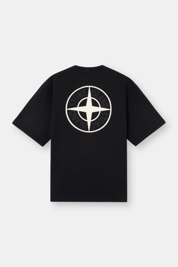 Tee-Shirt Logo Coton Noir