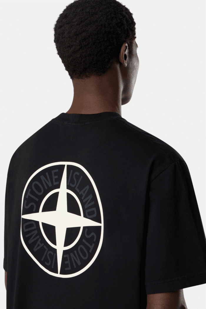 Tee-Shirt Logo Coton Noir