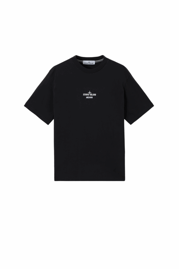 Tee-Shirt Logo Coton Noir