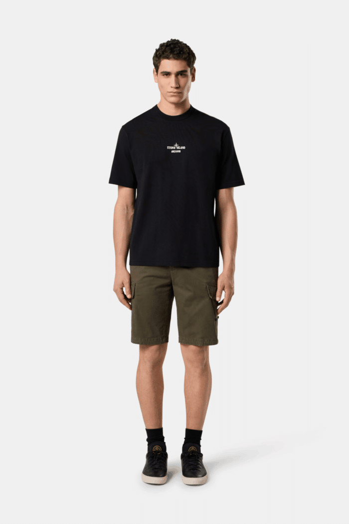Tee-Shirt Logo Coton Noir