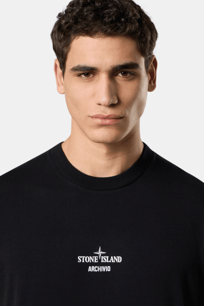 Tee-Shirt Logo Coton Noir