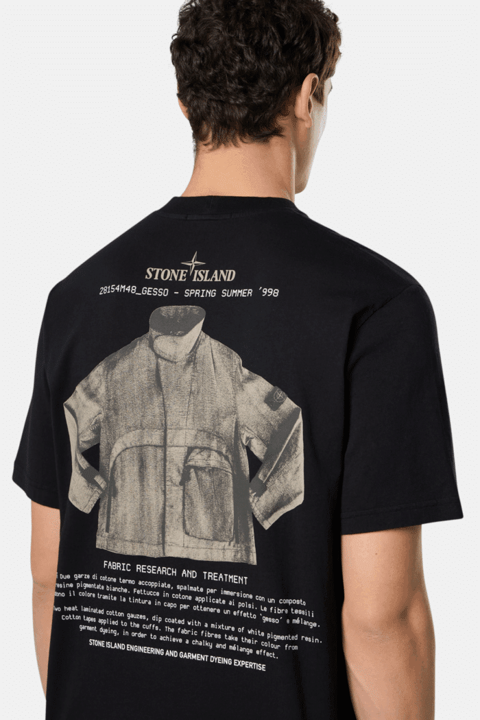 Tee-Shirt Logo Coton Noir