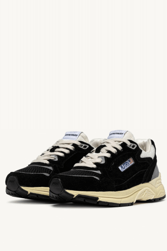 Sneakers Hyperway Noir et Argent