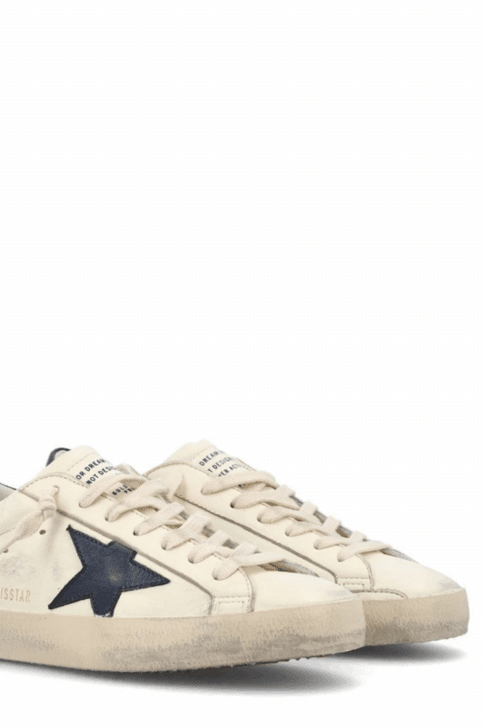 Sneakers Superstar Beige Bleu Nuit