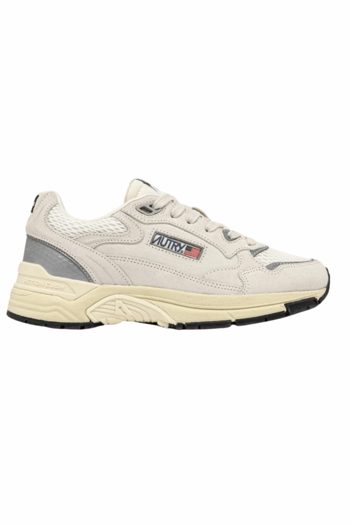 Sneakers Hyperway Blanc et Argent