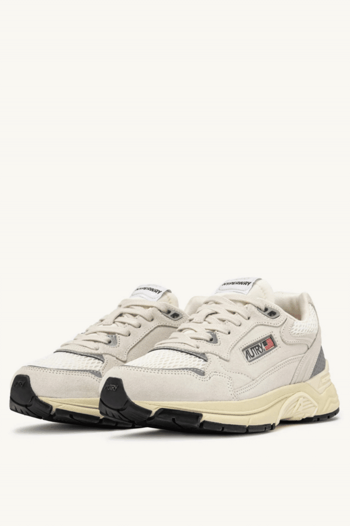 Sneakers Hyperway Blanc et Argent