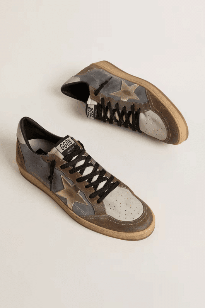 Sneakers Ballstar Gris Beige Marron