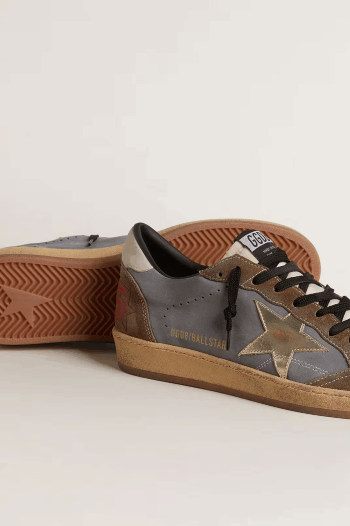 Sneakers Ballstar Gris Beige Marron