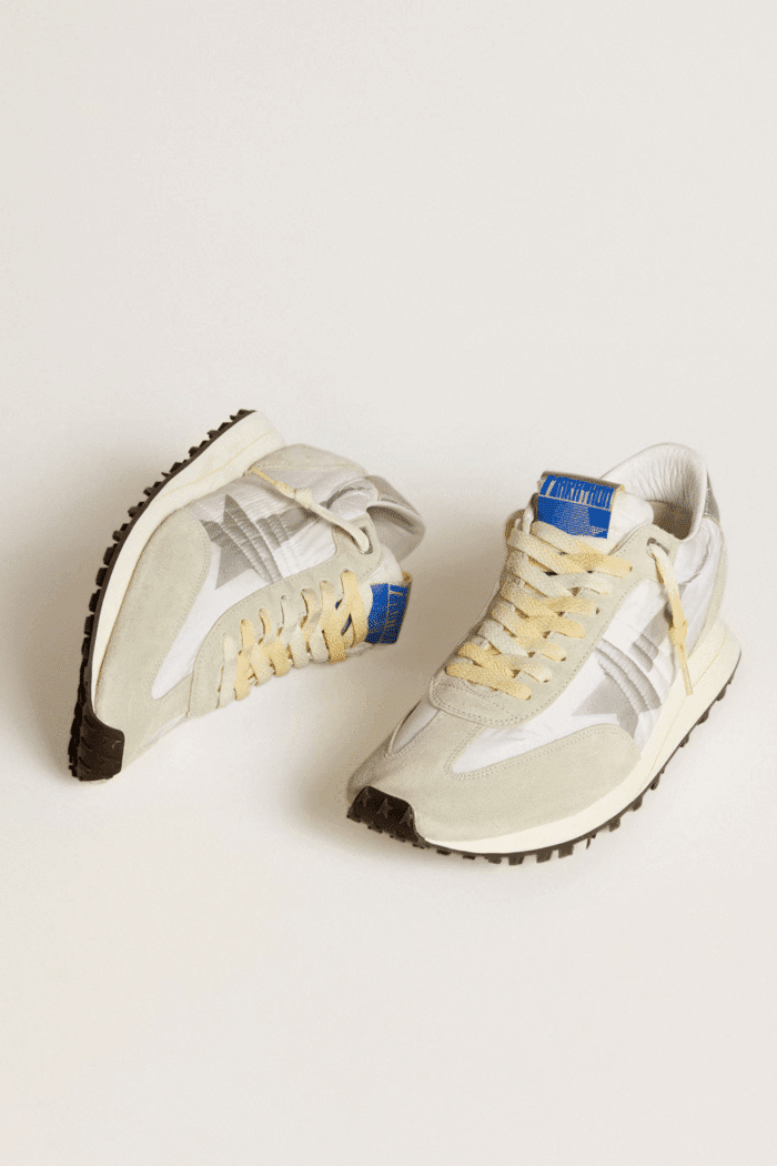 Sneakers Marathon Blanc Argent