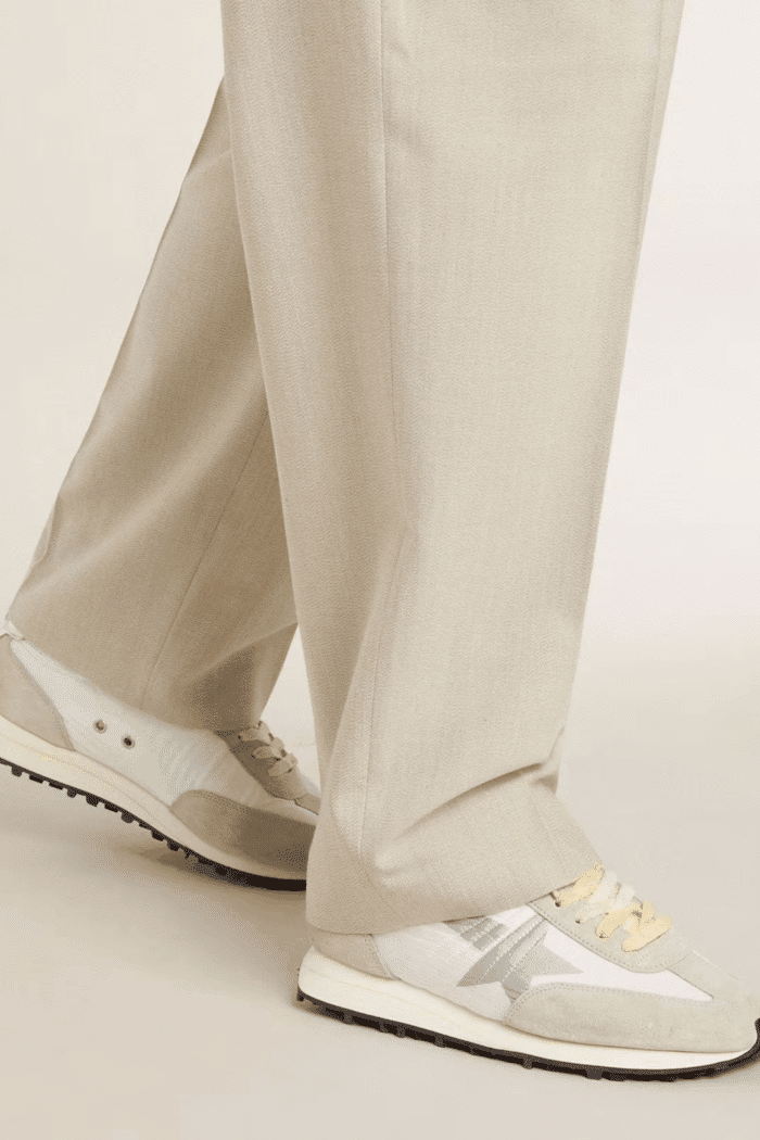 Sneakers Marathon Blanc Argent