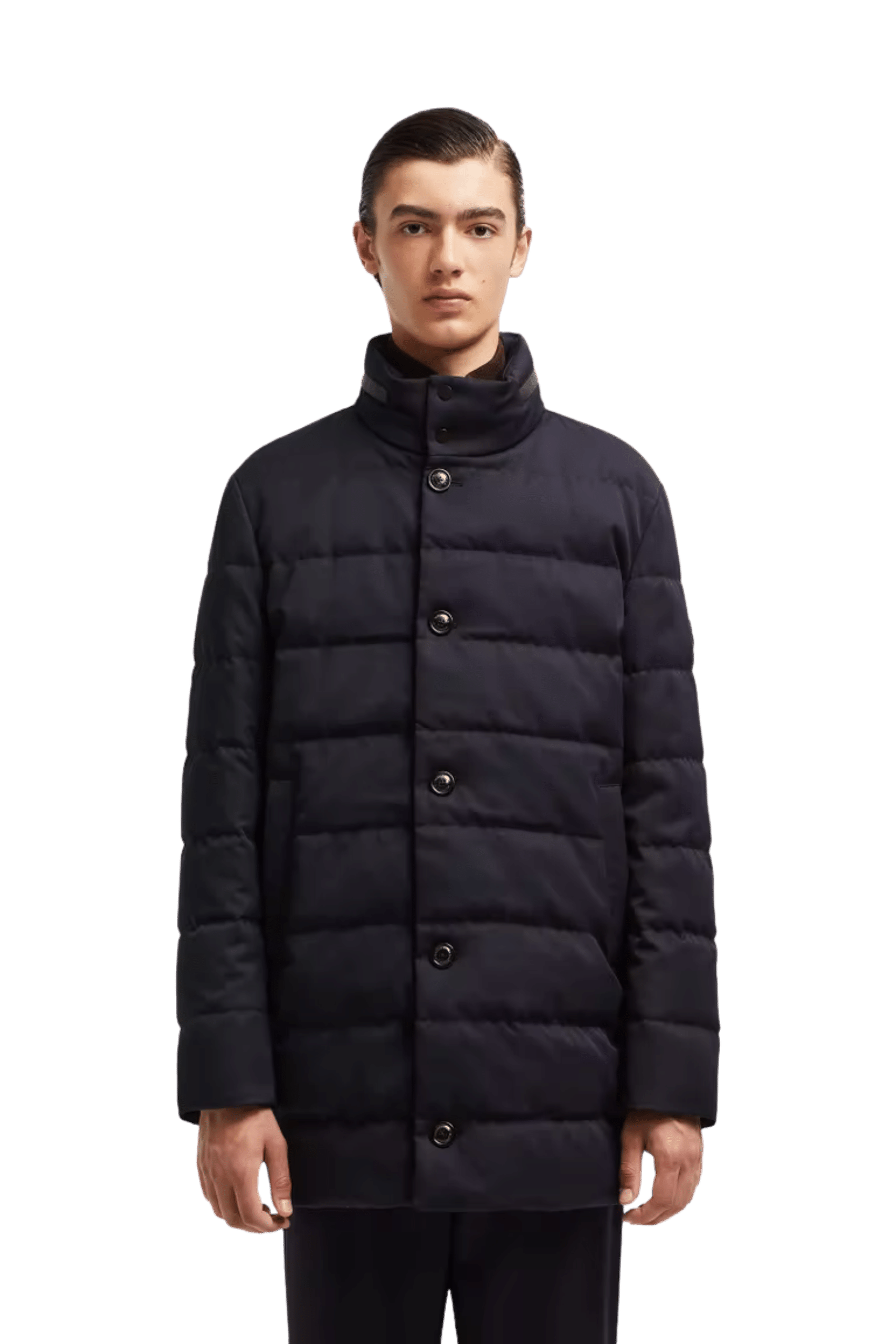 Doudoune Longue Vallonpierre Bleu Nuit