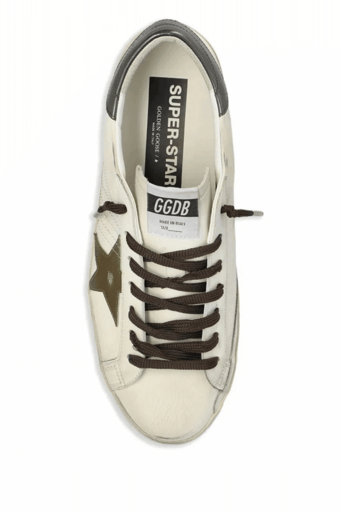 Sneakers Super-Star Blanc Kaki Gris