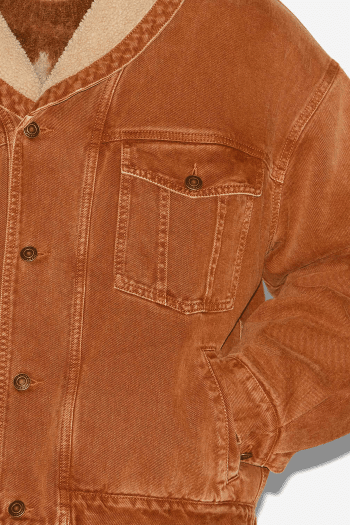 Veste Jackson Coton et Chanvre Ocre