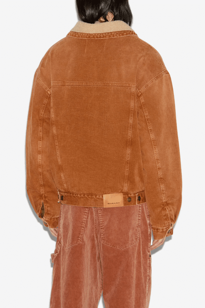 Veste Jackson Coton et Chanvre Ocre