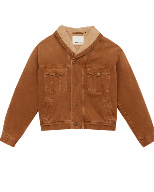Veste Jackson Coton et Chanvre Ocre