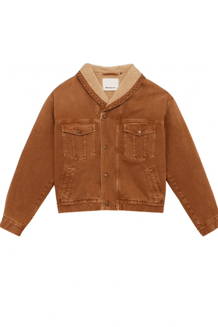 Veste Jackson Coton et Chanvre Ocre