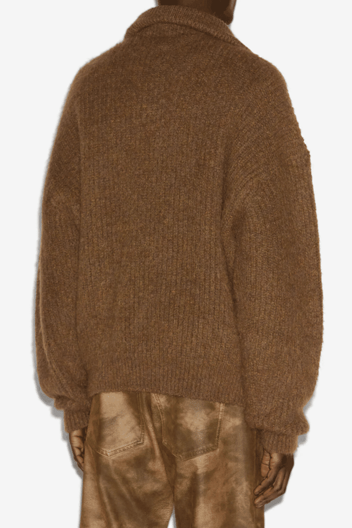 Pull Dinan Maille Marron