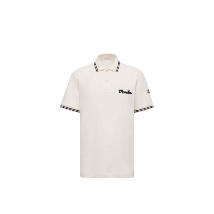 Polo Coton Ivoire Logo Brodé