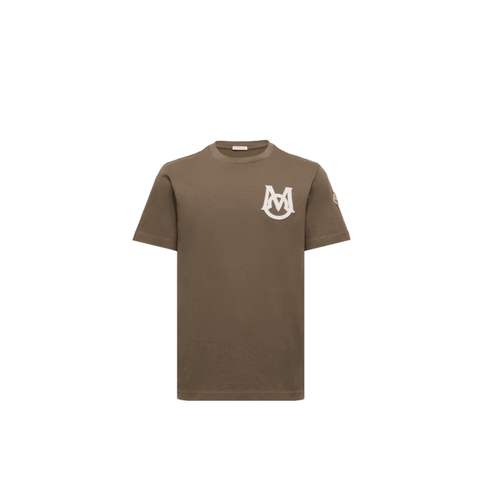 Tee-shirt Monogrammé Vert Olive