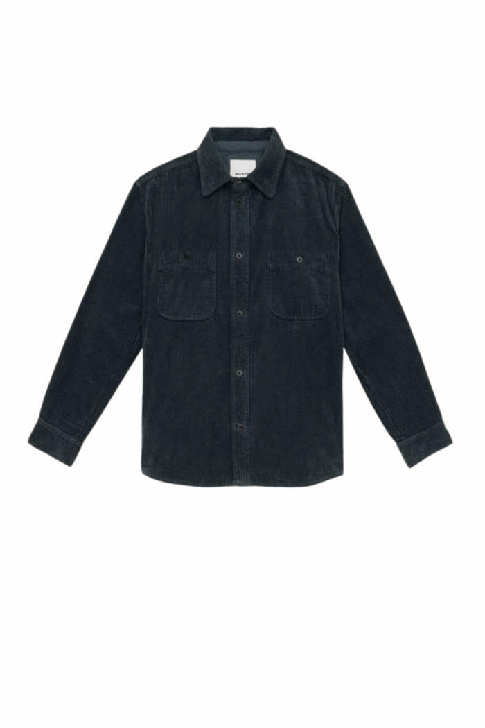 Chemise Nario Velours Côtelé Marine