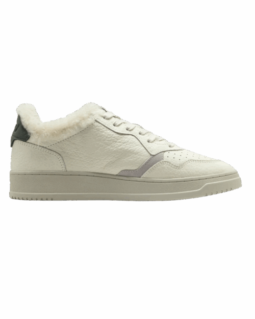 Sneakers Medalist Cuir Blanc Vert