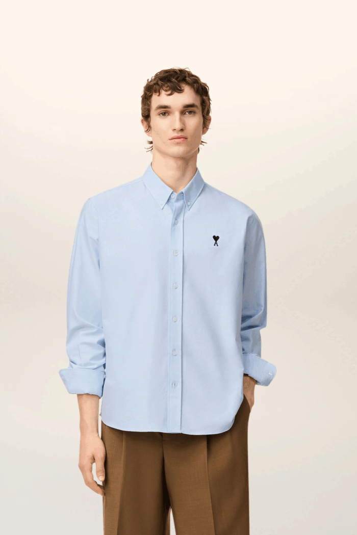 Chemise Coton Ciel Cœur Noir