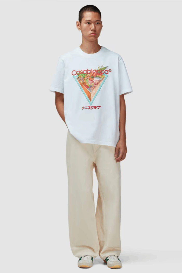 Tee-Shirt Tennis Club Icon Blanc